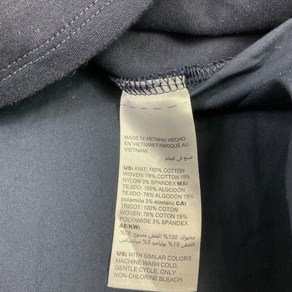 Chicos Womens Swing T-Shirt Blue Short Sleeve Tee Scoop Neck Top Size 2 L Large - Picture 9 of 11